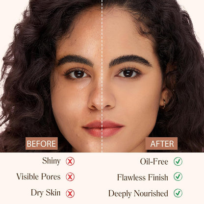 Transform Your Look with Our Colour Changing 4-in-1 Foundation: Medium Full Coverage, Hydrating Concealer with SPF 50+, Waterproof & Longwearing for Active Lifestyles